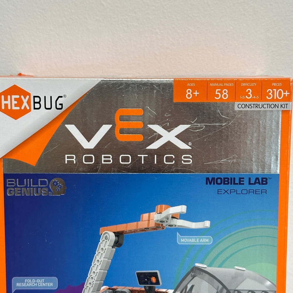 NEW Hexbug VEX Robotics Mobile Lab Explorer Construction Kit Space Toy STEM - Picture 2 of 9